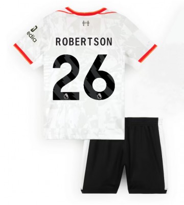 Liverpool Andrew Robertson #26 Tercera Equipación Niños 2024-25 Manga Corta (+ Pantalones cortos)